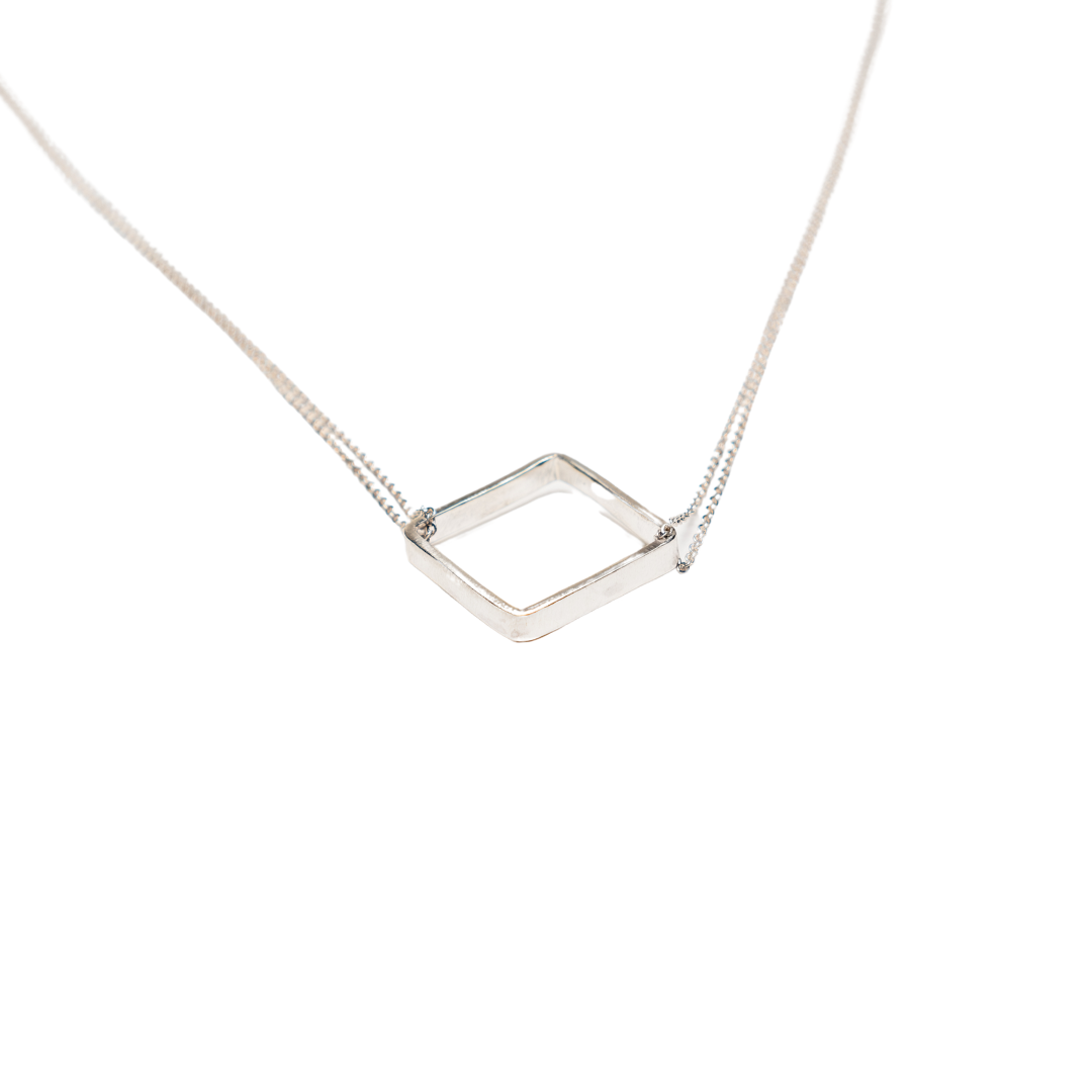 Wide Square Necklace