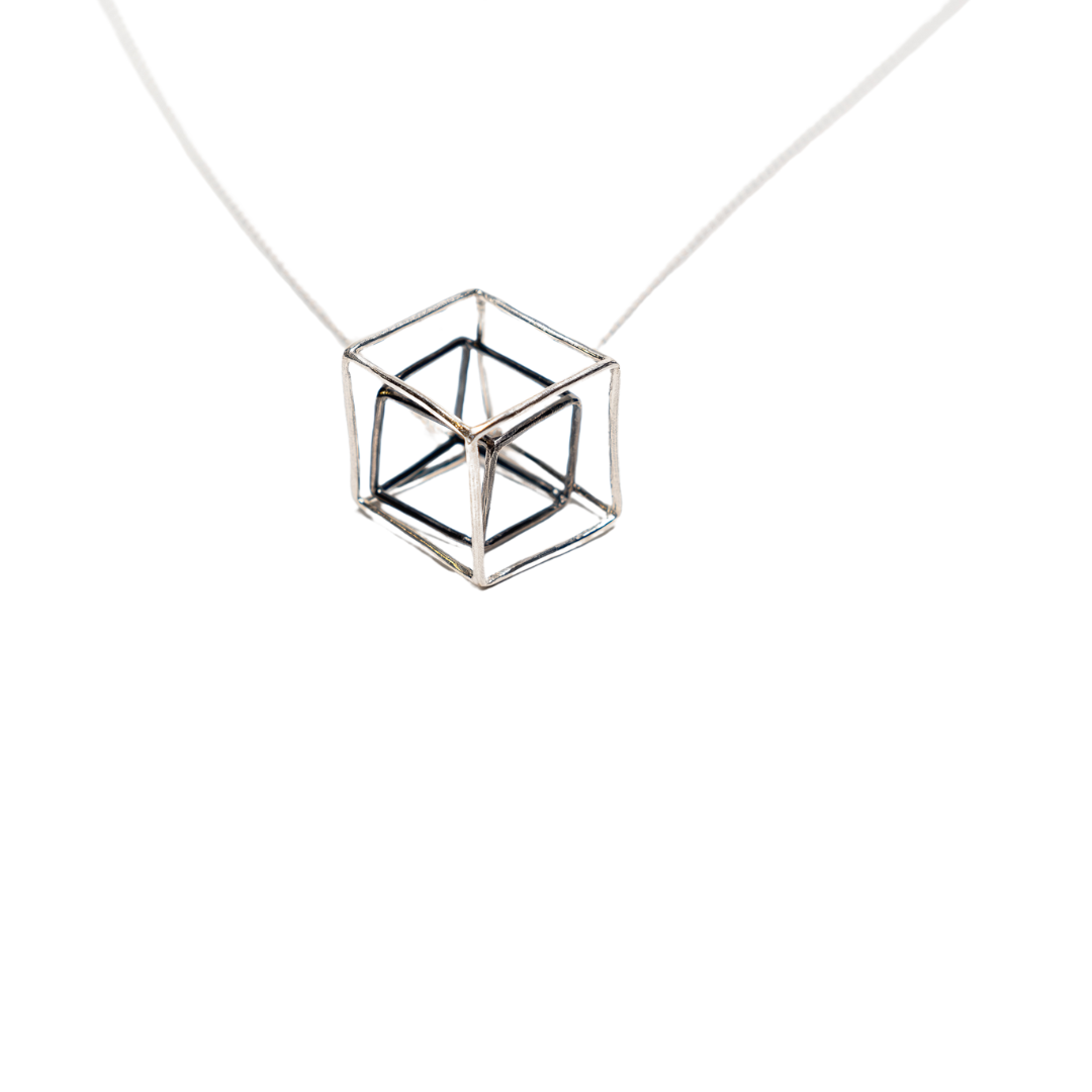 Cube on Cube  Necklace