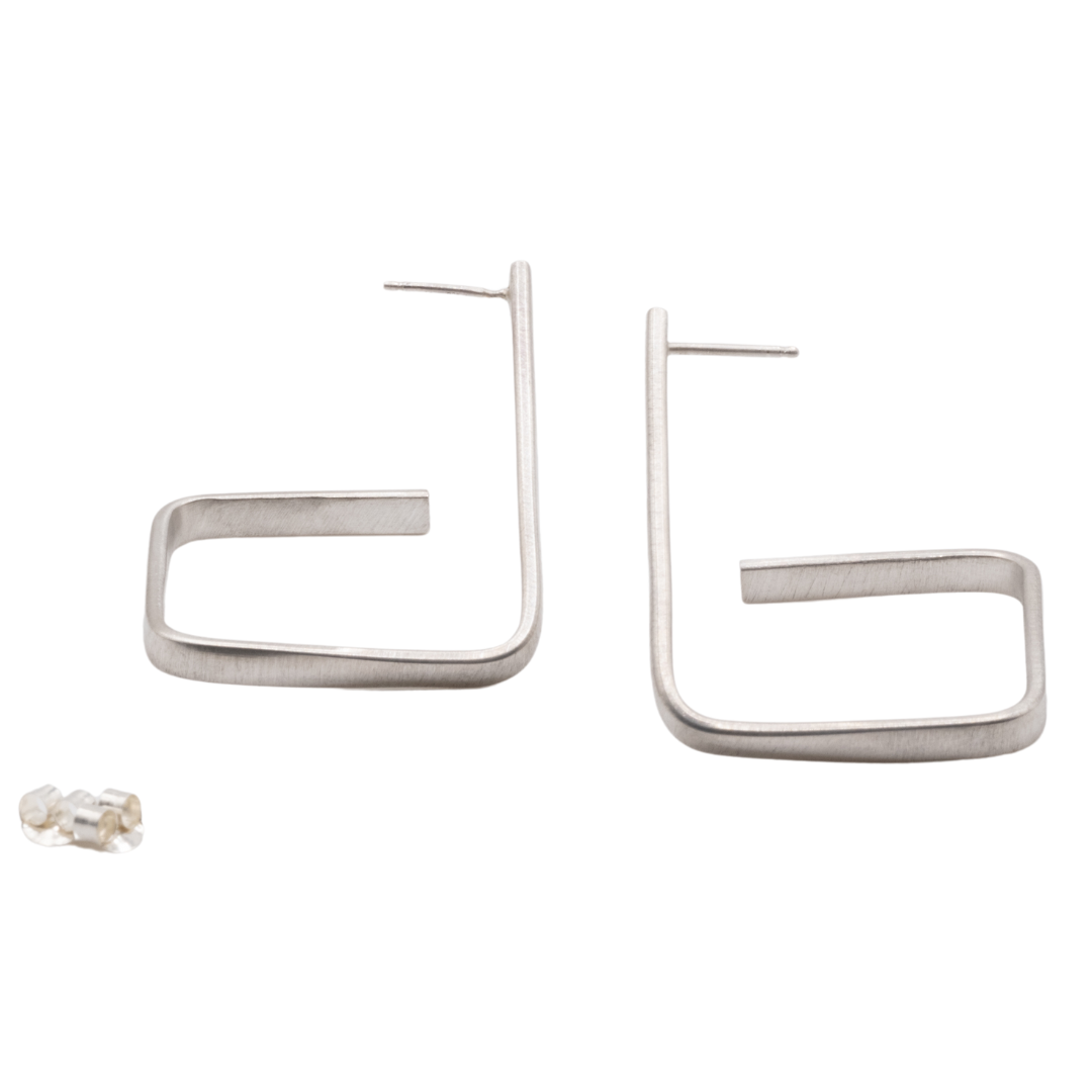 Redirect Squares Earrings